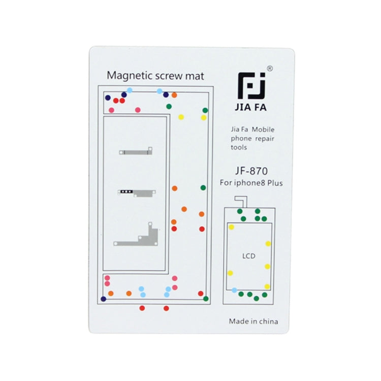 Tappetino per viti magnetiche JIAFA per iPhone 8 Plus, For 8P Tappetino per viti magnetiche JIAFA per iPhone 8 Plus, For 8P